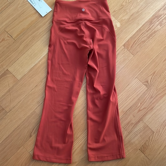 Lululemon Groove Pants Crop 23” Red Rock SZ 4 NWT❤️❤️❤️ - Picture 3 of 4